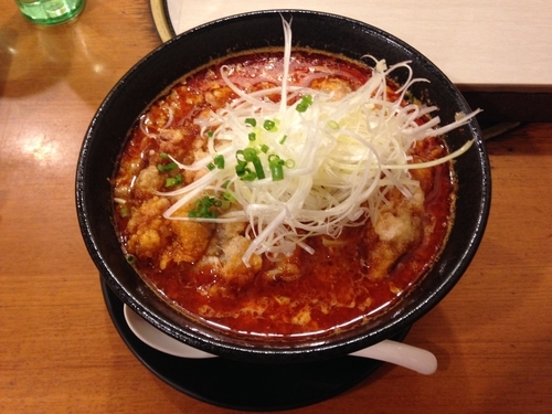 「から揚げタンタンメン(中辛)」@Mr.タンタンメン 春日井大手町店の写真