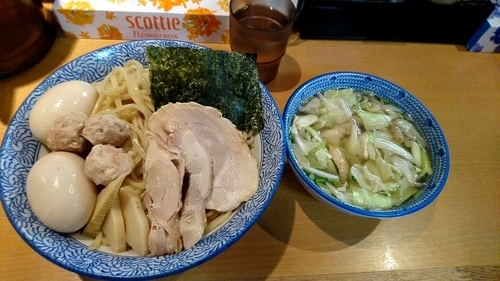 「特選鳥塩つけ麺大盛り」@麺匠 清兵衛の写真