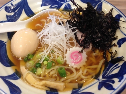 「アゴのだしそば　味玉付き」@鳥そば 真屋の写真