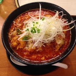 から揚げタンタンメン(中辛)