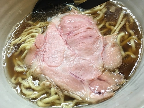 「笹井あっさり醤油 中太麺」@中華そば 笹井の写真