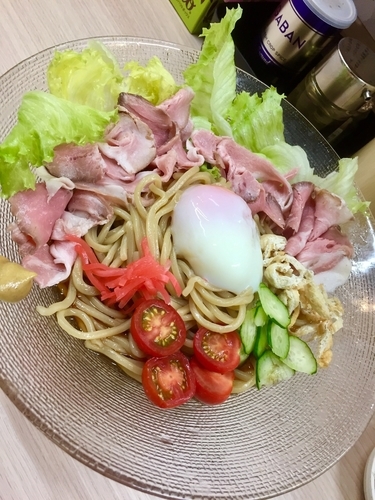 「【限定第三弾】冷やし中華 大  ￥840」@狼煙 大宮店の写真