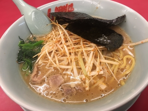 「ピリ辛ネギ醤油」@山岡家 狭山店の写真