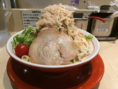 「冷やし中華(大)」@替玉千里眼 志木店の写真