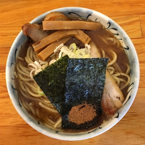 「らーめん並盛」@自家製麺 然の写真