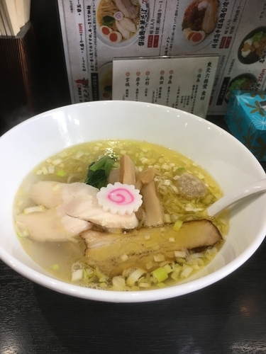 「塩鶏中華そば」@麺処 若武者 草加分店 東北六縣堂の写真
