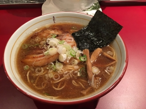 「バラ醤油 脂増し」@戸越らーめん えにしの写真