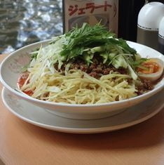 「冷し担々麺880円+特盛200円(辛さレベル3)」@中華四川料理 飛鳥の写真