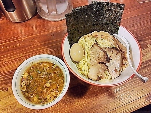 「煮干つけそば＋特製トッピング」@麺 酒 やまのの写真