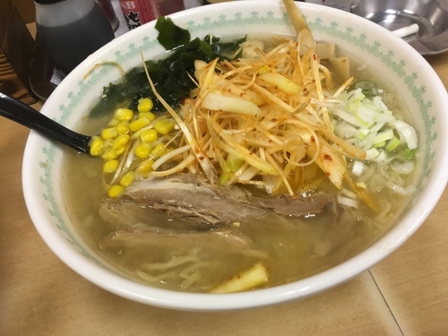 「こってり醤油ラーメン ネギ」@山喜屋の写真