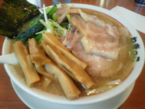 「ネギチャーシュー  880円、メンマ 80円」@ラーメンねぎっこ 北福島店の写真