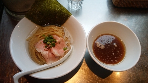 「淡麗煮干 昆布水つけ麺」@さんじの写真