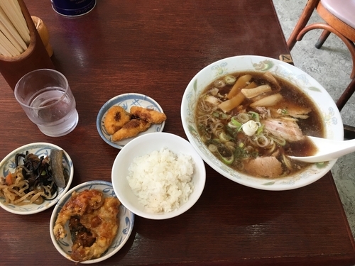 「ラーメン（麺固め）」@味覚亭の写真