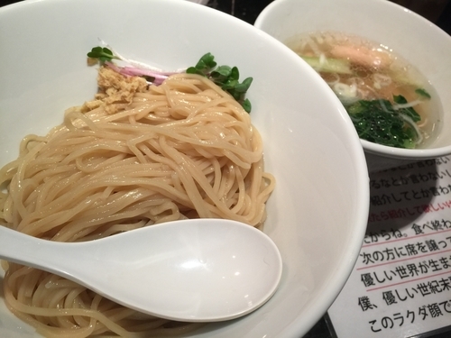 「塩生姜つけ麺」@塩生姜らー麺専門店 MANNISHの写真