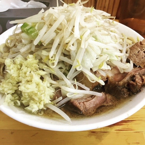 「小ラーメン 野菜少なめ 生姜」@らーめん つの旨の写真