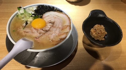 「特製バラそば塩 替玉 辛ジャン 白米」@バラそば屋 町田店の写真