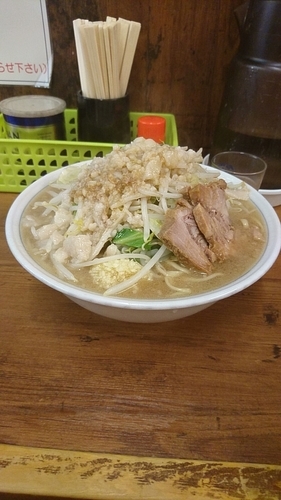 「大ラーメン　全部多め　800円」@ラーメン二郎 品川店の写真