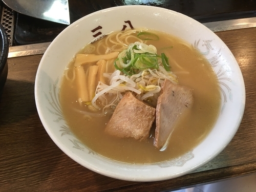 「支那そば小盛」@支那そば 三八 斎田店の写真