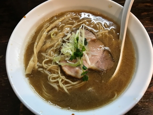 「濃厚煮干らーめん」@麺屋 一寸星の写真