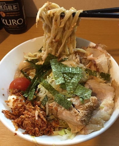 「冷やし中華900円(ニンニク少し・海老辛)」@豚星。の写真