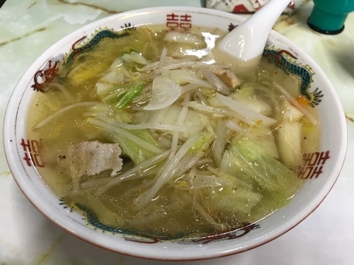 「タンメン 500円」@月美食堂の写真