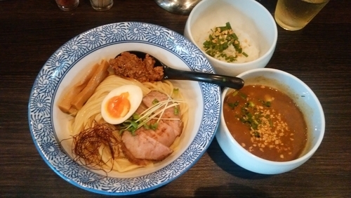 「カレーつけ麺＋半ライス」@麺処 ほん田 nijiの写真