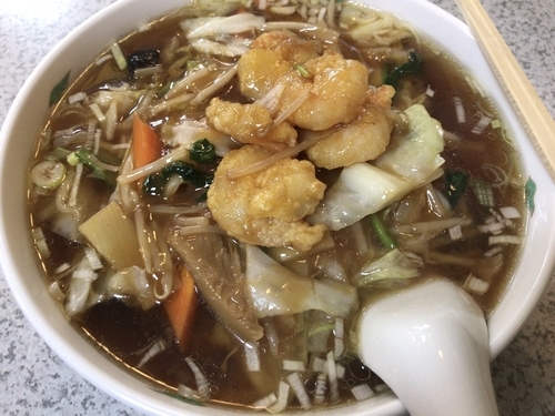 「えびそば820円」@中国料理 珍満賓館の写真