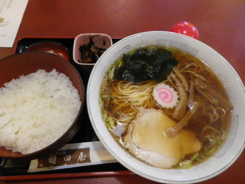 「ラーメン定食」@増田屋の写真