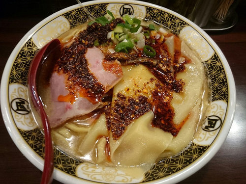 「すごい煮干ラーメン（中盛・塩）」@すごい煮干ラーメン凪 西新宿7丁目店の写真