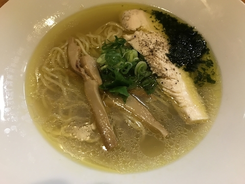 「しそ塩そば  750円」@拉麺 はま家の写真