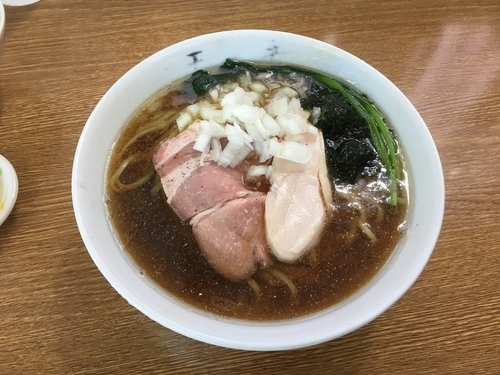 「手ごね平打ち麺の烏賊と煮干の冷製蕎麦」@王者-23の写真