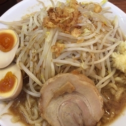 二郎ラーメン（小）+半熟玉子