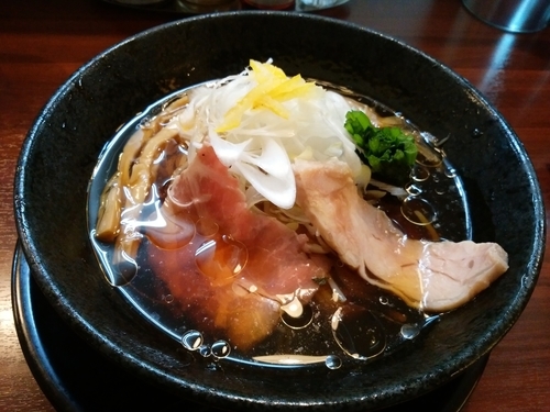 「冷やしド煮干しそば」@麺の風 祥気の写真