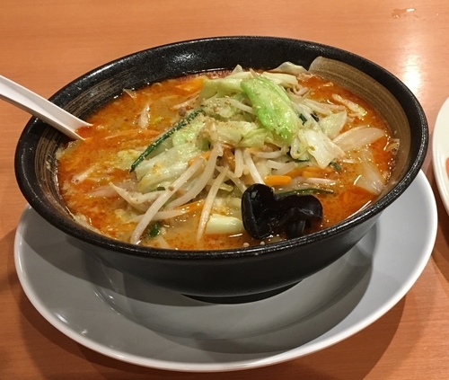 「辛し味噌野菜らーめん」@幸楽苑 千葉おゆみ野店の写真