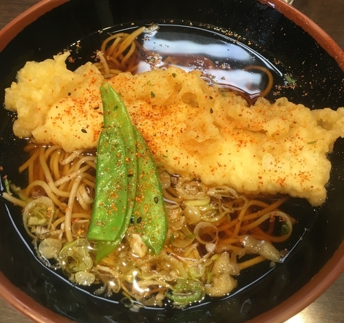 「いか天そば」@グル麺 東京の写真