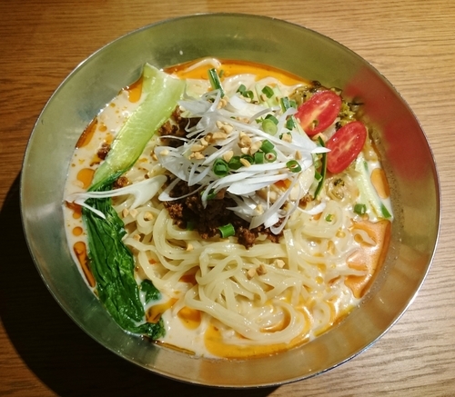「冷やし豆乳担々麺(限定)  880円」@中華そば 二階堂の写真