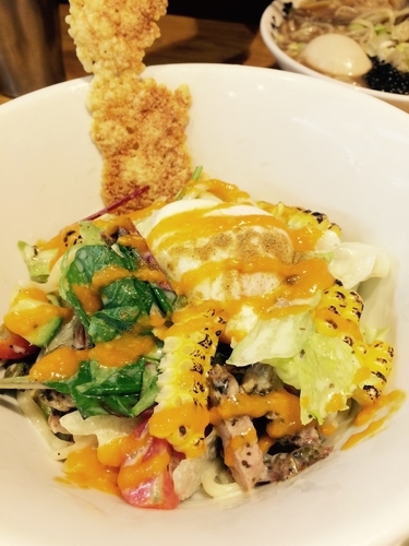 「［限定］ケバブ風冷やしまぜそば」@麺屋 庄太 六浦本店の写真