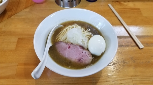 「煮干ソバ(塩)＋和え玉(醤油)」@煮干中華ソバ イチカワの写真