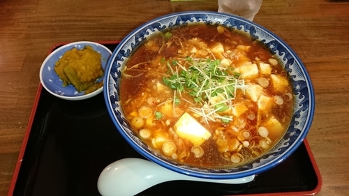 「マーボーラーメン750円【週限定メニュー】」@らいとの写真