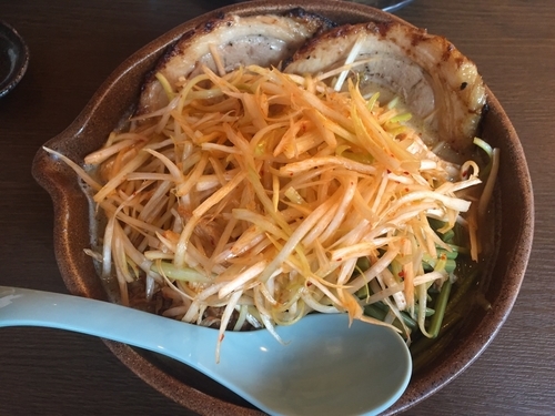 「信州味噌肉ネギ炙りチャーシュー2枚トッピ」@麺場 田所商店 相模原店の写真