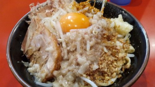 「まぜそばミニ」@麺屋 桐龍の写真