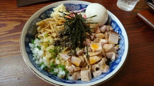 「RedHotまぜそば　850円」@良温(Ra-on)の写真