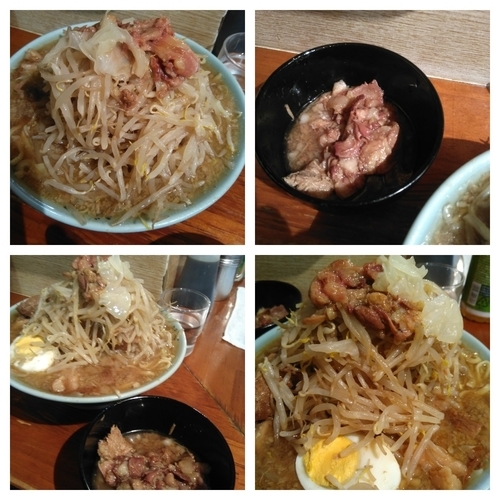 「ラーメン（野菜、アブラ）」@ラーメン富士丸 西新井大師店の写真