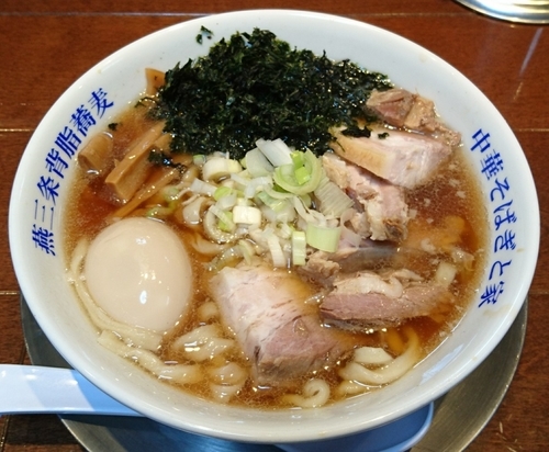 「特製淡麗中華そば」@燕三条中華そば ぎと家 武里本店の写真