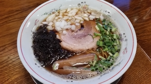 「煮干中華そば」@中華そば 一楽の写真