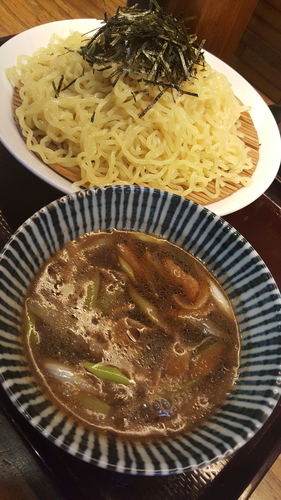 「鴨ネギつけ麺」@そば新 蒲田西口店の写真