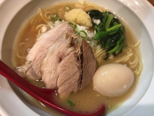 「味玉ラーメン‥ニンニク880円」@ラーメン カワタカの写真