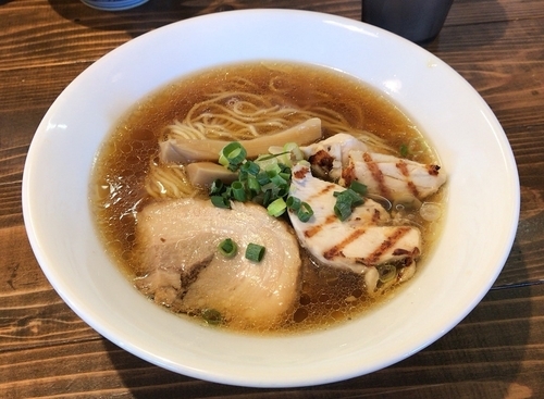 「信玄鶏中華ソバ(期間限定)800円」@中華ソバ 煉虎の写真