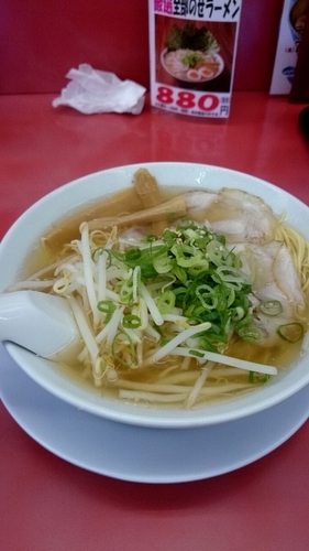 「塩ラーメン」@ラーメン魁力屋 都筑中原街道店の写真