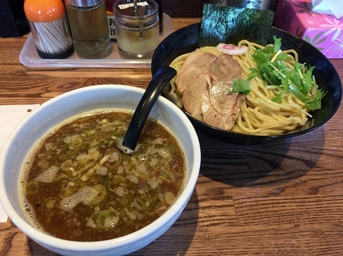 「つけ麺大盛（750円）」@麺空の写真